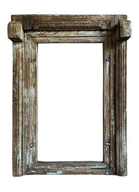 resim çerçevesi beyaz arkaplanda izole edildi