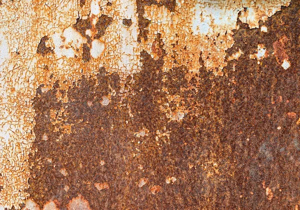Bruine rustieke metalen textuur achtergrond — Stockfoto