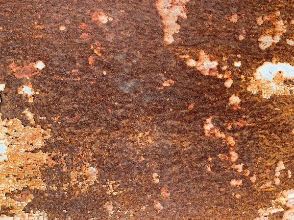Marrom rústico metal textura fundo — Fotografia de Stock