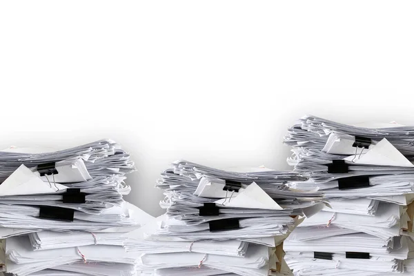 Muchos pila de documentos en papel — Foto de Stock