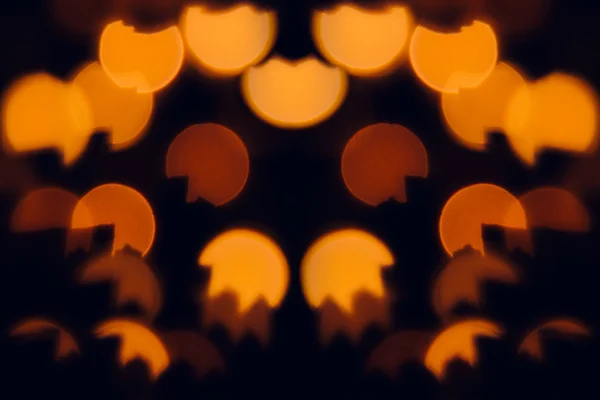 Orange festliche abstrakte verschwommene Hintergrund für halloween. — Stockfoto