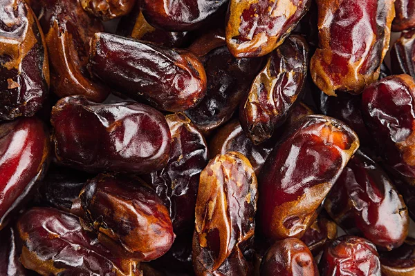 Date fruit closeup background. — Stock Photo, Image