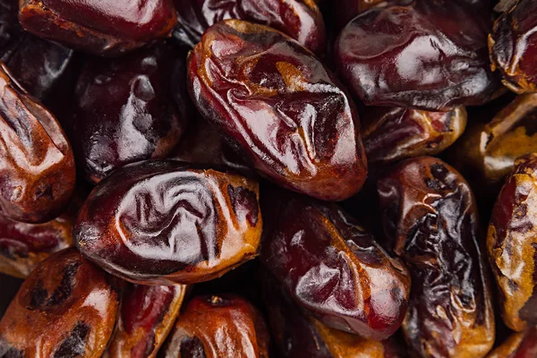 Date fruit closeup background. — Stock Photo, Image