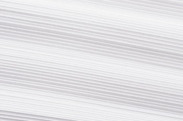Textura listrada de papel branco ondulado, fundo abstrato . — Fotografia de Stock