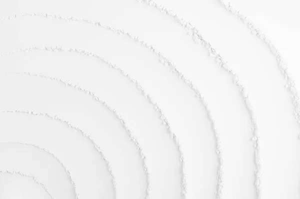 Branco abstrato suave semicírculo linhas de fundo de gesso . — Fotografia de Stock