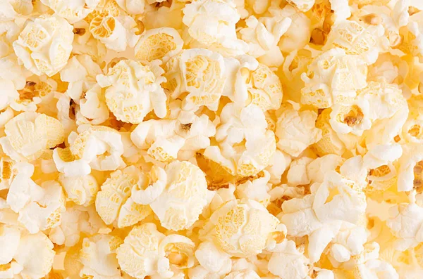 Classic Popcorn Background Texture Top View — Stock Photo, Image
