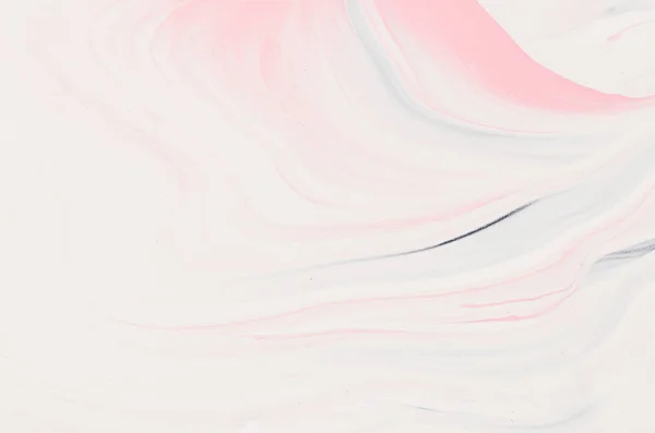 Гладкий Мокрий Білий Рожевий Пофарбований Фон Лініями Пензля Мазки — стокове фото