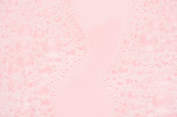 Рожевий Фон Бульбашками Простором Копіювання — стокове фото