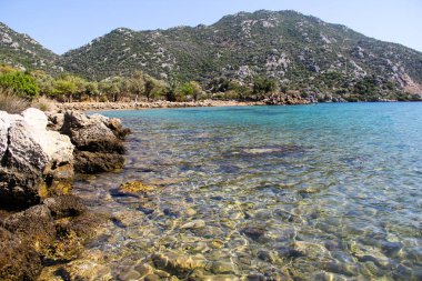 Türkiye 'nin güneyindeki güzel, vahşi plaj