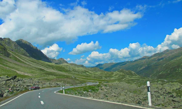 Road Serpentine Swiss Alps — Stock Photo, Image