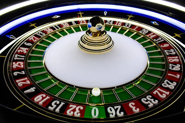 Traditionele Roulette Wiel Handgemaakt Met Klassieke Look — Stockfoto