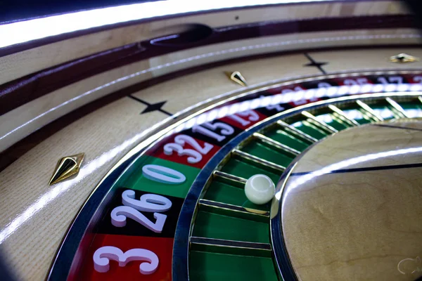 Traditional Roulette Wheel Handmade Classic Look — Stock Photo, Image