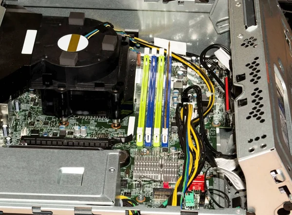 repairing on desktop pc system unit, disassemble computer in ser