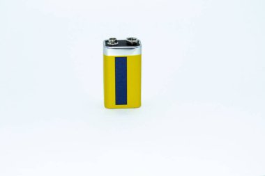 perfect view of Krona Battery on white background