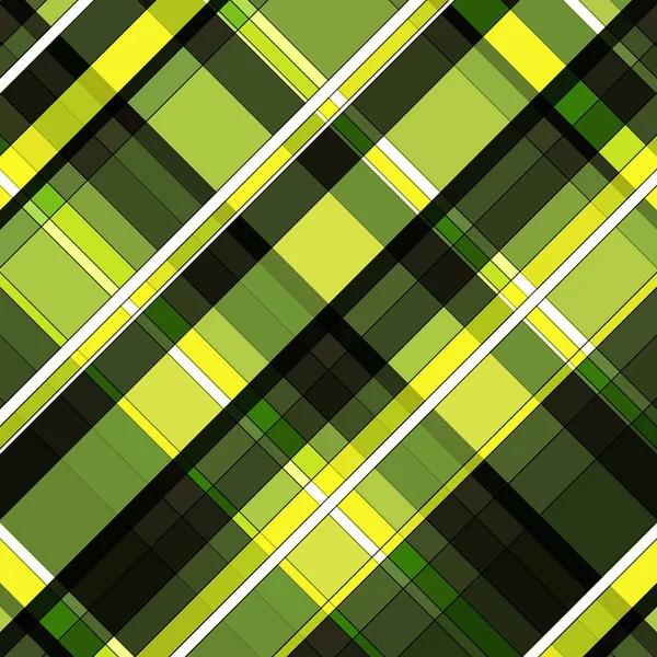 Yellow Green Black Grey Striped Diagonal Gingham Pattern Background — Stock Photo, Image