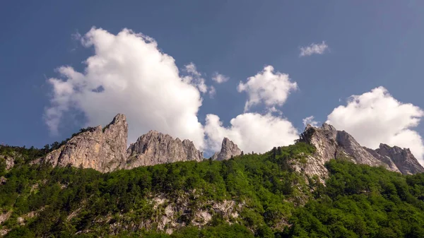 Amazing view of Serene Mountain Valley, Prokletije National Park, Montenegr