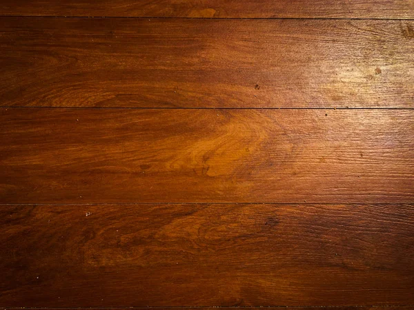 Superficie de madera suave marrón como fondo para el diseño. Textura de madera pintada vintage, vista superior — Foto de Stock