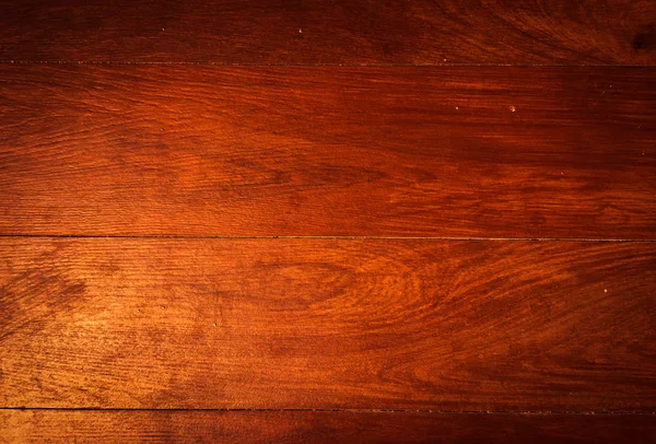 Superficie de madera suave marrón como fondo para el diseño. Textura de madera pintada vintage, vista superior — Foto de Stock