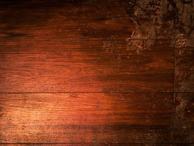 Çalışma ve tasarım için boş ahşap masa dokusu arka planı. Metin için boşluk kopyala, Üst Görünüm