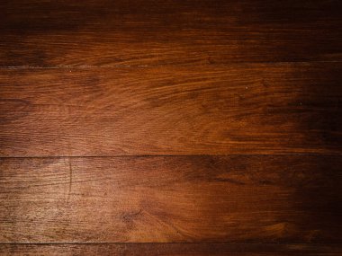 Çalışma ve tasarım için boş ahşap masa dokusu arka planı. Metin için boşluk kopyala, Üst Görünüm