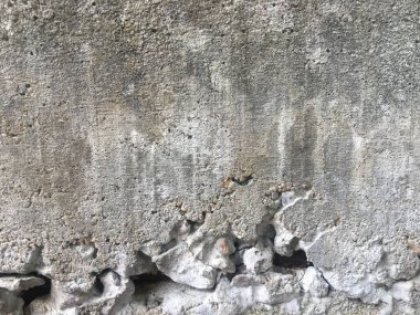 Arka plan için gri beton duvar alanı kopyalama alanı, Üst görünüm