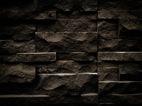 Parede de tijolo escuro textura fundo. papel de parede vintage — Fotografia de Stock