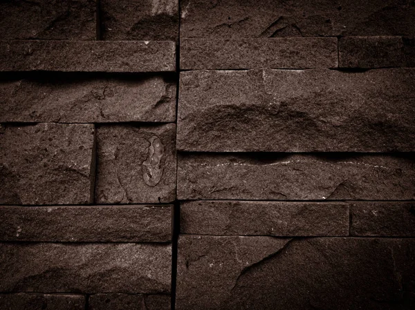 Parede de tijolo escuro textura fundo. papel de parede vintage — Fotografia de Stock
