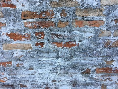 Arka planda kopya alanı olan eski tuğla duvar dokusu. Çalışma ve tasarım için duvar kağıdı.