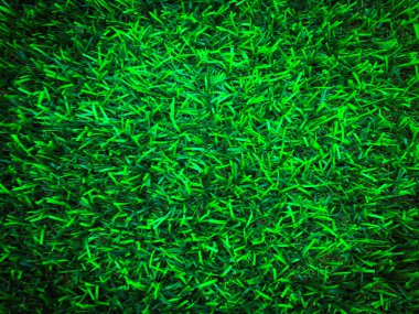 Arka planda golf sahasından güzel yeşil çimen desenleri. Çalışma ve tasarım için boşluk kopyala, Üst Görünüm