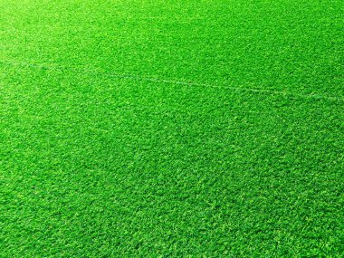 Arka planda golf sahasından güzel yeşil çimen desenleri. Çalışma ve tasarım için boşluk kopyala, Üst Görünüm