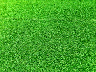 Arka planda golf sahasından güzel yeşil çimen desenleri. Çalışma ve tasarım için boşluk kopyala, Üst Görünüm