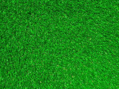 Çalışma ve tasarım için kopyalama alanı olan yapay yeşil çimen dokusu arkaplanı, Üst görünüm