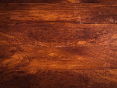 Çalışma ve tasarım için kopyalama alanı olan yeni ahşap yüzey arkaplanı