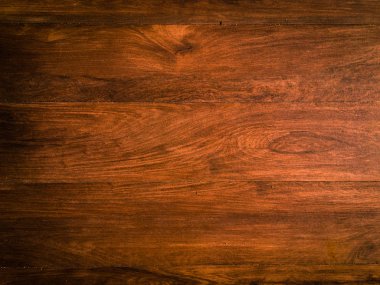 Tasarım için koyu ahşap bir arka plan. Kopya alanı olan modern ahşap duvar kağıtları