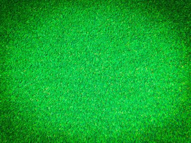 Arka planda golf sahasından güzel yeşil çimen desenleri. Çalışma ve tasarım için boşluk kopyala, Üst Görünüm