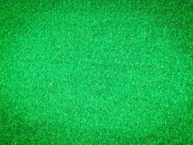 Arka planda golf sahasından güzel yeşil çimen desenleri. Çalışma ve tasarım için boşluk kopyala, Üst Görünüm