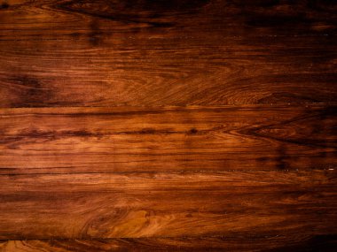 Arka plan için ceviz kalası dokusu ve iş için yer. Üst görünüm