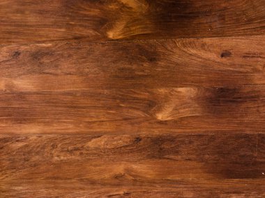 Metin ve tasarım için doğal koyu ahşap arka plan. Üst görünüm