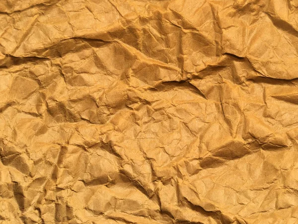 Stare Brązowe Pogniecione Tło Papieru Miejscem Kopiowania Dla Design Widok — Zdjęcie stockowe