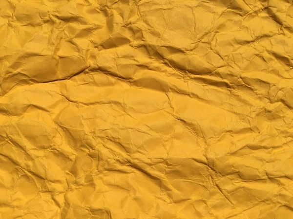 Fond Papier Plissé Jaune Pour Conception Espace Copie Pour Texte — Photo