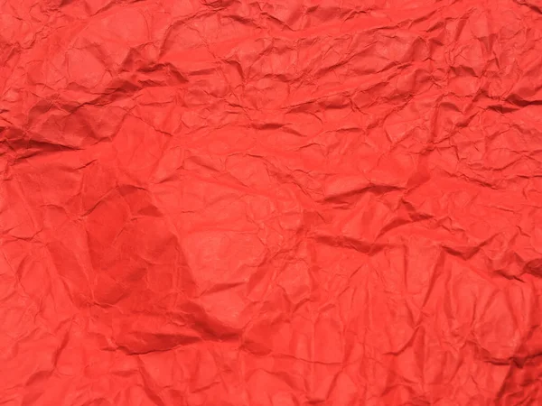 Rosso Accartocciato Sfondo Texture Carta Design Carta Parati Spazio Copia — Foto Stock