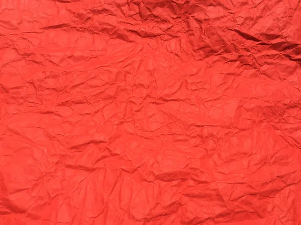 Rosso Accartocciato Sfondo Texture Carta Design Carta Parati Spazio Copia — Foto Stock