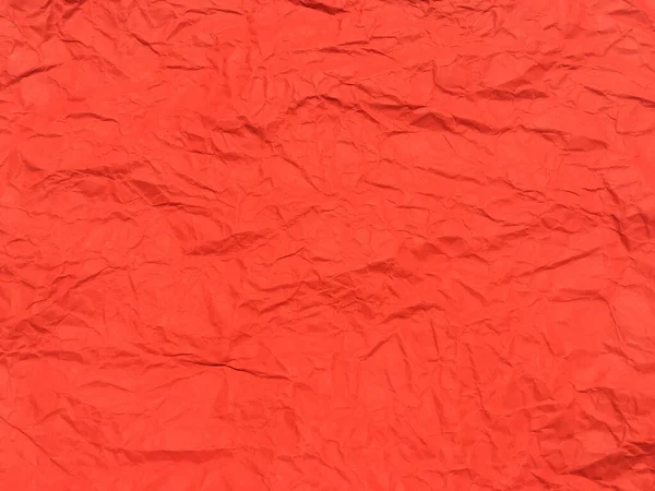 Czerwony Pognieciony Tło Tekstury Papieru Dla Design Tapeta Przestrzeń Kopiowania — Zdjęcie stockowe