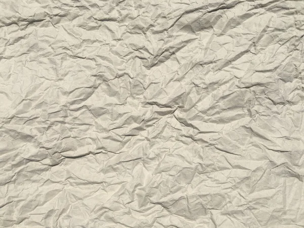 White Crumpled Paper Texture Background Design Space — Stock Photo, Image