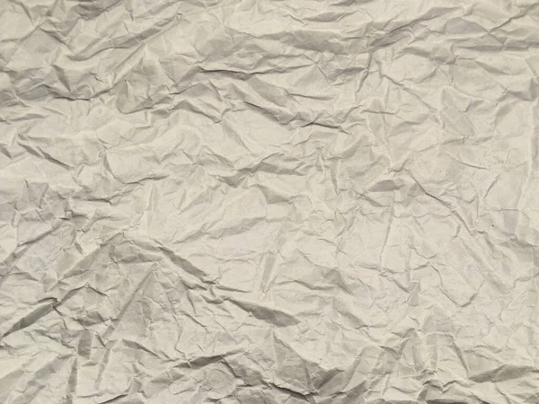 Weiß Zerknüllte Papiertextur Hintergrund Für Design Mit Raum — Stockfoto