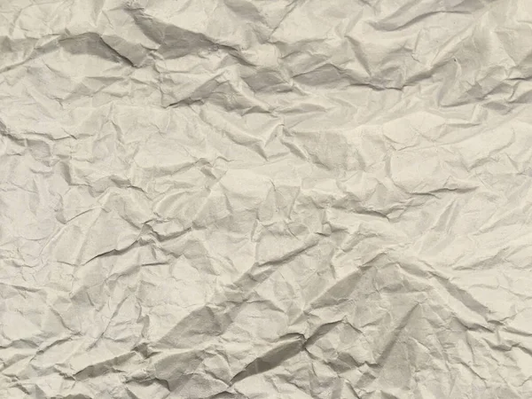 Białe Pogniecione Tło Tekstury Papieru Dla Design Space — Zdjęcie stockowe