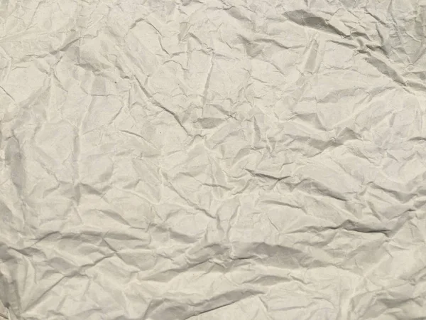 空间设计用白色折皱纸的纹理背景 — 图库照片