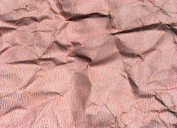 Hermoso Patrón Fondo Textura Papel Rojo Arrugado — Foto de Stock