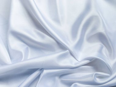 Pürüzsüz beyaz kumaş arka plan. Düğün ya da Yeni Yıl için şablon duvar kâğıdı tasarım için kopya alanı