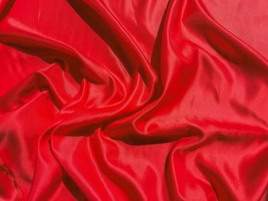 Modern lüks kırmızı kumaş dokusu arka planı. Sevgililer Günü ya da Noel Günü duvar kağıdı tasarımı